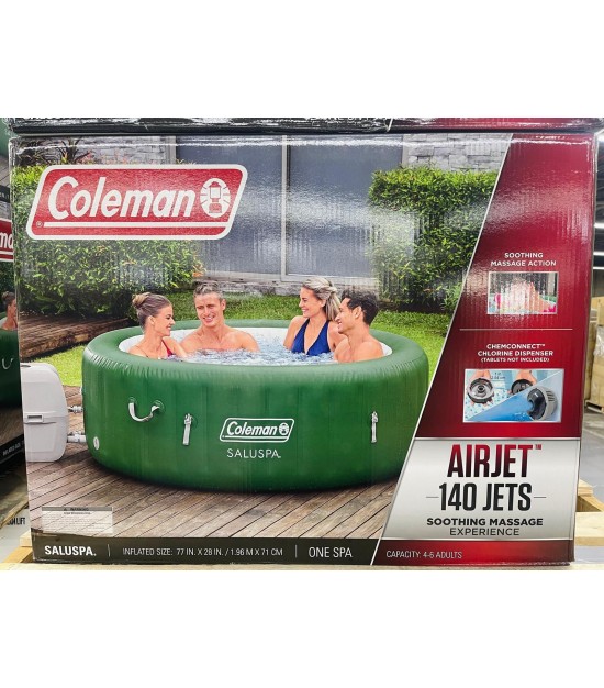 Coleman 77" x 28" Inflatable Hot Tub Spa. 260 Units. EXW N. Carolina 